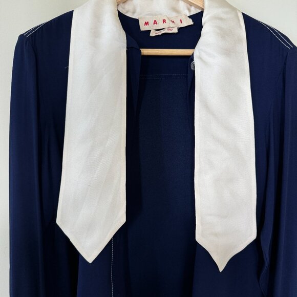 Marni top with tie. - Picture 6 of 10